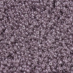 MIYUKIラウンドロカイユビーズ  日本製シードビーズ  11/0  （rr3512)透明赤面光沢  2x1.3mm  穴：0.8mm  約50000個/ポンド&nbsp;SEED-G007-RR3512