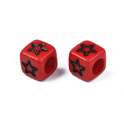 Opaque Acrylic Beads&nbsp;MACR-T038-17