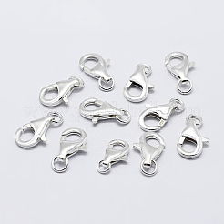 925スターリングシルバーカニカン  スタンプ925個付き  銀  11.5mm  穴：1mm&nbsp;X-STER-K167-074B-S