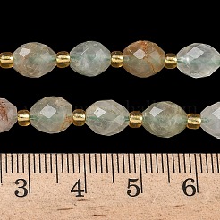 Natural Green Rutilated Quartz Beads Strands&nbsp;G-F809-A05-01