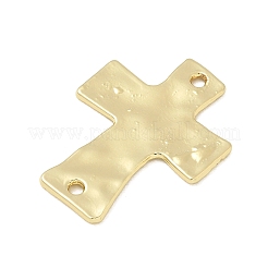 Alloy Textured Religion Cross Links Connector Charms&nbsp;FIND-Z127-01G-02