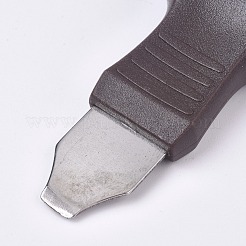 裏蓋オープナーを見る  プラスチック製のハンドル付き  リムーバー除去ナイフ修理ツール  時計のバッテリー取り外し交換用  ココナッツブラウン  86.5x41x20mm&nbsp;TOOL-WH0117-53E-01