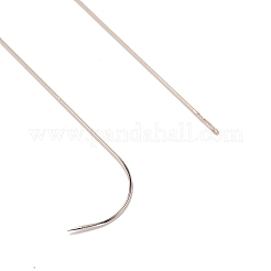 201 Stainless Steel Bented Beading Needles&nbsp;TOOL-WH0125-32A-1