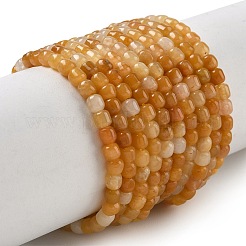 天然石トパーズ翡翠ビーズ連売り  バレル  4.5~5x4.5mm  穴：1mm  約91~93個/連  14.57~14.76''（37~37.5センチメートル）&nbsp;GG-CBAC70A-A01