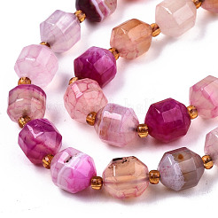 Natural Agate Beads Strands&nbsp;G-T131-82B-08