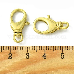 真鍮カニカン  カドミウムフリー＆ニッケルフリー＆鉛フリー  生（メッキなし）  21x12x5mm  穴：2.7x3.2mm&nbsp;KK-D099-01B-C