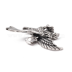 Tibetan Style 304 Stainless Steel Pendants&nbsp;STAS-P305-14AS