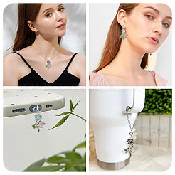 60Pcs Alloy Enamel Pendants&nbsp;ENAM-TA0003-75P