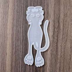 漫画動物のブックマークシリコン型  エポキシ樹脂工芸品作り  ホワイト  ライオン  131x48x4.2mm&nbsp;SIMO-S001-03A