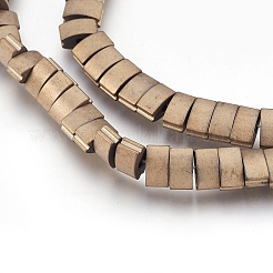 Electroplate Non-magnetic Synthetic Hematite Bead Strands&nbsp;G-I208-16F-F