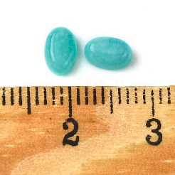 天然石のアマゾナイトカボション  オーバル  6x4x2~2.5mm&nbsp;G-A094-01A-06