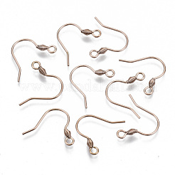 304 Stainless Steel Earring Hooks&nbsp;STAS-S111-011RG-NR