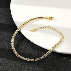 Clear Cubic Zirconia Tennis Bracelet&nbsp;X-BJEW-A132-02G