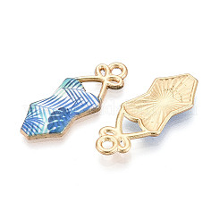 Alloy Enamel Pendants&nbsp;ENAM-T022-38KCG-02