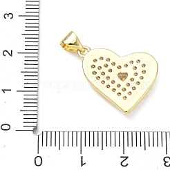 Brass Pave Cubic Zirconia Pendants&nbsp;CU-CBA83A6-07C-G03