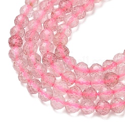 2 Strands Natural Strawberry Quartz Beads Strands&nbsp;G-GO0001-64