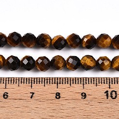 Natural Tiger Eye Beads Strands&nbsp;G-S345-6mm-22