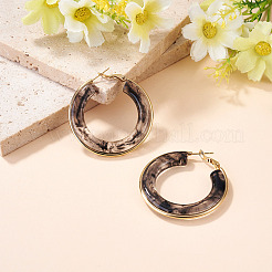 1 Pair 304 Stainless Steel Hoop Earrings&nbsp;EJEW-TA0001-89B