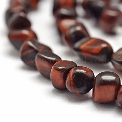 Natural Red Tiger Eye Beads Strands&nbsp;G-F465-13