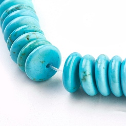 Natural Magnesite Heishi Beads Strands&nbsp;TURQ-G102-03A