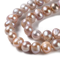 Natural Cultured Freshwater Pearl Beads Strands&nbsp;PEAR-E018-20