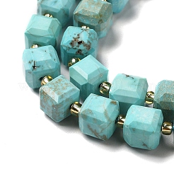 Natural Howlite Beads Strands&nbsp;G-C025-14