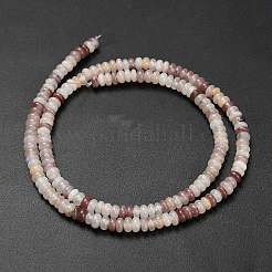 Natural Lepidolite/Purple Mica Stone Beads Strands&nbsp;G-L635-A30-4x2mm