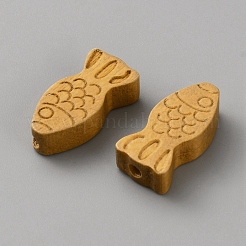 Dyed Wooden Beads&nbsp;WOOD-CJC0006-028B
