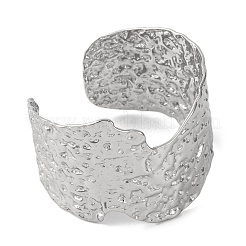 Twist Wide 304 Stainless Steel Cuff Bangles for Women&nbsp;BJEW-B104-20P