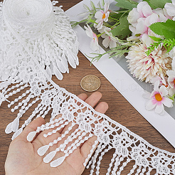5Yards Polyester Lace Edge Trim Ribbon&nbsp;OCOR-CY0004-35B