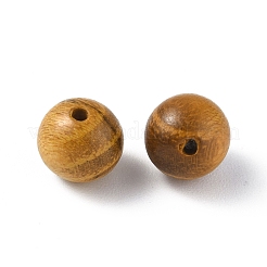 ウッドビーズ  染色されていない  ラウンド  ゴールデンロッド  8mm  穴：1.6mm&nbsp;WOOD-I009-01B-01