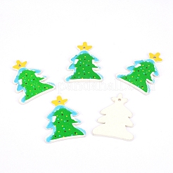 Printed Wooden Pendants&nbsp;WOOD-WH0104-03