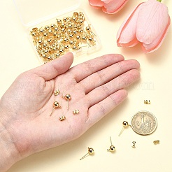 50Pcs 304 Stainless Steel Stud Earring Findings&nbsp;STAS-YW0001-89