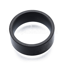 201 Stainless Steel Boy with Heart Finger Ring&nbsp;RJEW-N043-13E