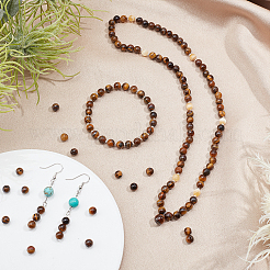 Natural Tiger Eye Bead Strands&nbsp;G-SC0001-47A