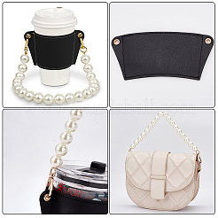 PU Leather Heat Resistant Reusable Cup Sleeve&nbsp;AJEW-WH0326-38D