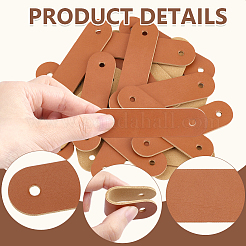 20Pcs PU Leather Buckles&nbsp;DIY-CY0003-87D
