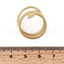 304 Stainless Steel Cuff Open Rings&nbsp;LS-STAS-H259-02G