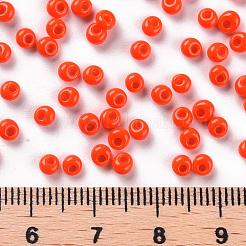 TOHO差し玉ビーズ  日本製シードビーズ  （不透明なサンセットオレンジ50)個  3.5x3x2.5mm  穴：0.8mm  約450 G /袋&nbsp;SEED-TM03-50