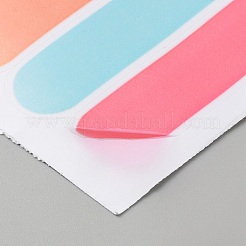 30Pcs/sheet Colorful Strip Stickers&nbsp;DIY-WH20066-002