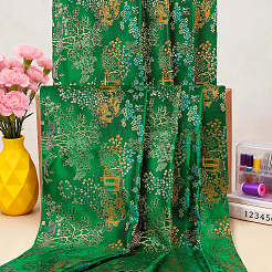 Chinese Garden Pattern Polyester Brocade Fabric for Clothing & Home Decor&nbsp;DIY-MA0001-99C