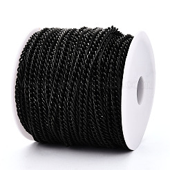 アルミカーブチェーン  溶接されていない  スプールで  ブラック  10x6.5x1mm  約65.62フィート（20m）/ロール&nbsp;CHA-N004-08EB