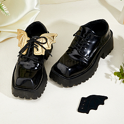 2 Pairs 2 Colors Leather Bat Wing Shoe Decorations&nbsp;FIND-FH0011-51