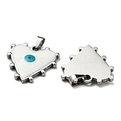 304 Stainless Steel Pendants&nbsp;STAS-C078-02P