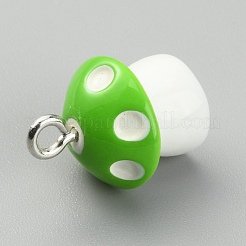 Opaque Resin Pendants&nbsp;RESI-CJC0012-17H