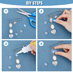 1 Set 2023 Graduation Cap Photo Charms DIY Kits&nbsp;FIND-FH0006-28