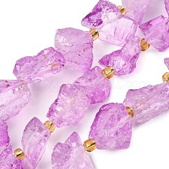 Raw Rough Natural Quartz Crystal Beads Strands&nbsp;G-Z131-J01-04