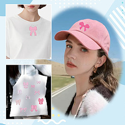 12Pcs 12 Styles Bowknot Polyester Embroider Thread Iron on/Sew On Patches&nbsp;PATC-AR0001-15