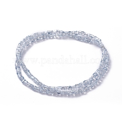 Electroplate Glass Beads Strands&nbsp;EGLA-L023A-PL03