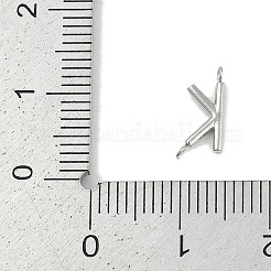 304 Stainless Steel Letter Connector Charms&nbsp;LS-STAS-M108-01P-11